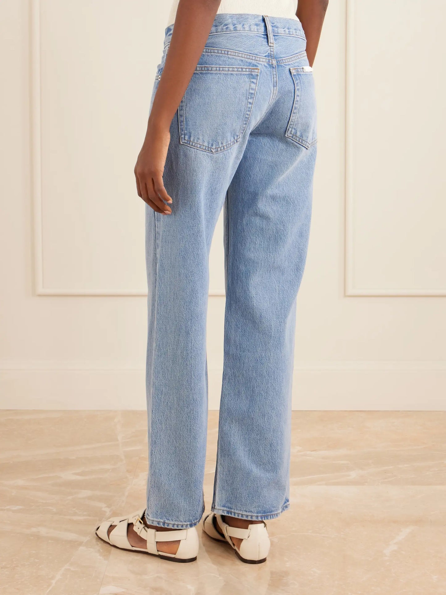Low Rise Straight Low-rise Straight-leg Jeans