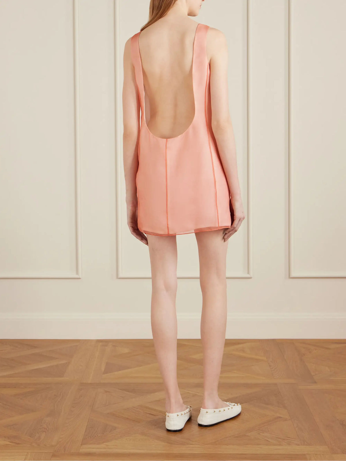 KHAITE Pranta Silk-organza Mini Dress