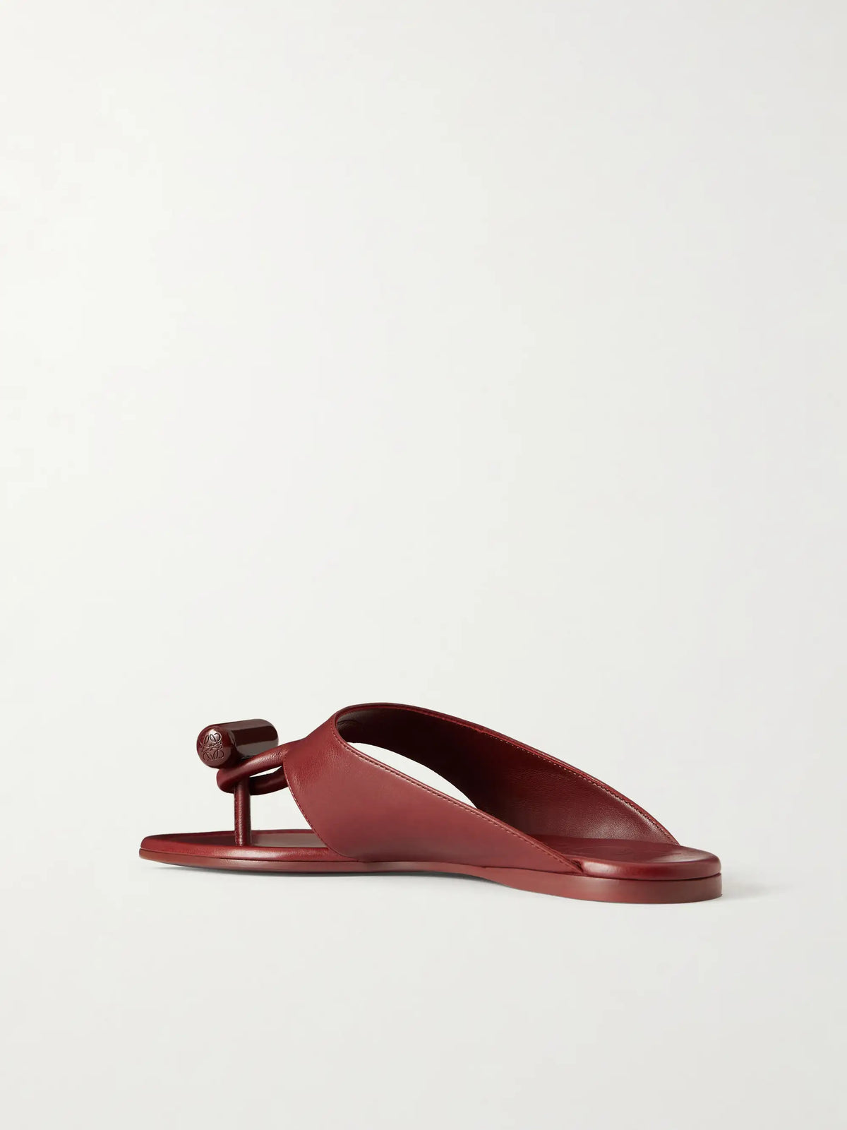 Toggle Leather Slides