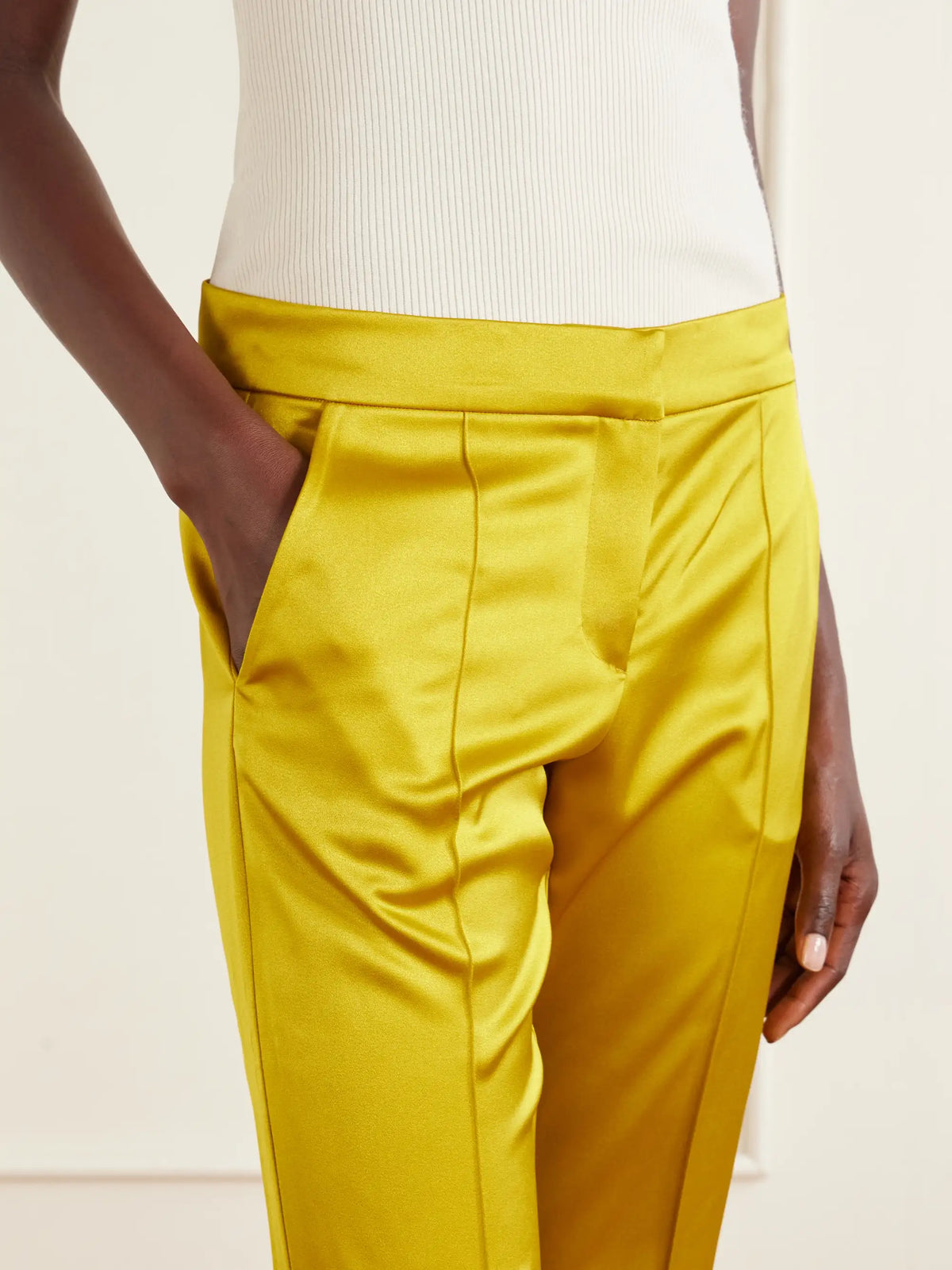 Ilkyaz Ozel Lenny Satin Pants