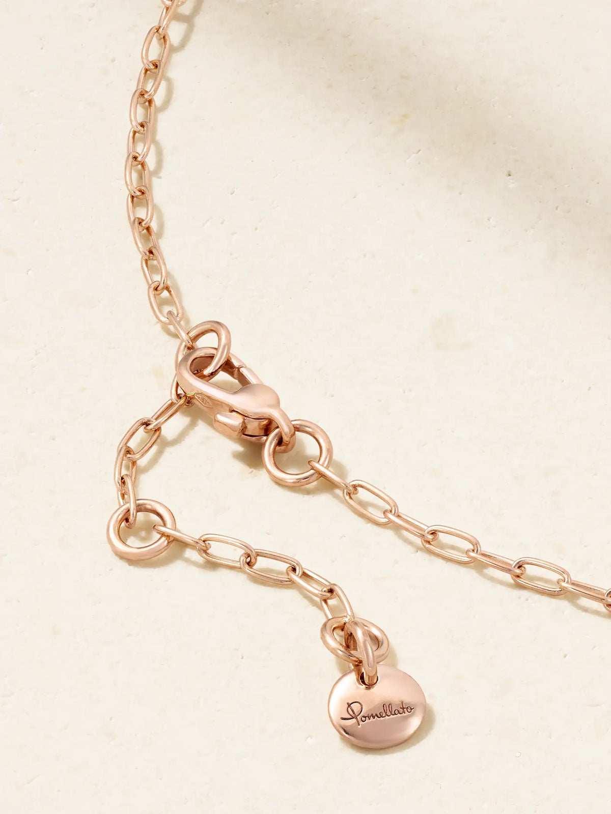 Iconica 18-karat Rose Gold, Rhodium-plated And Diamond Necklace