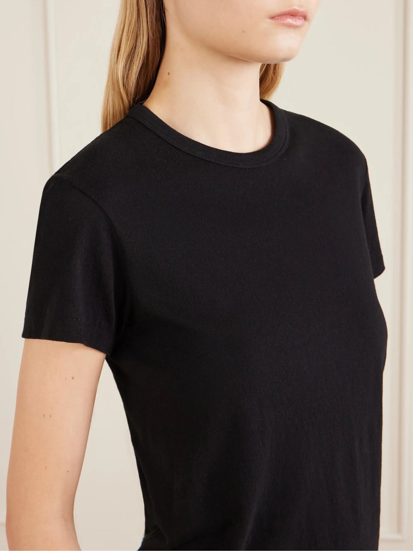 Jovita Cotton, Cashmere And Silk-blend Jersey T-shirt