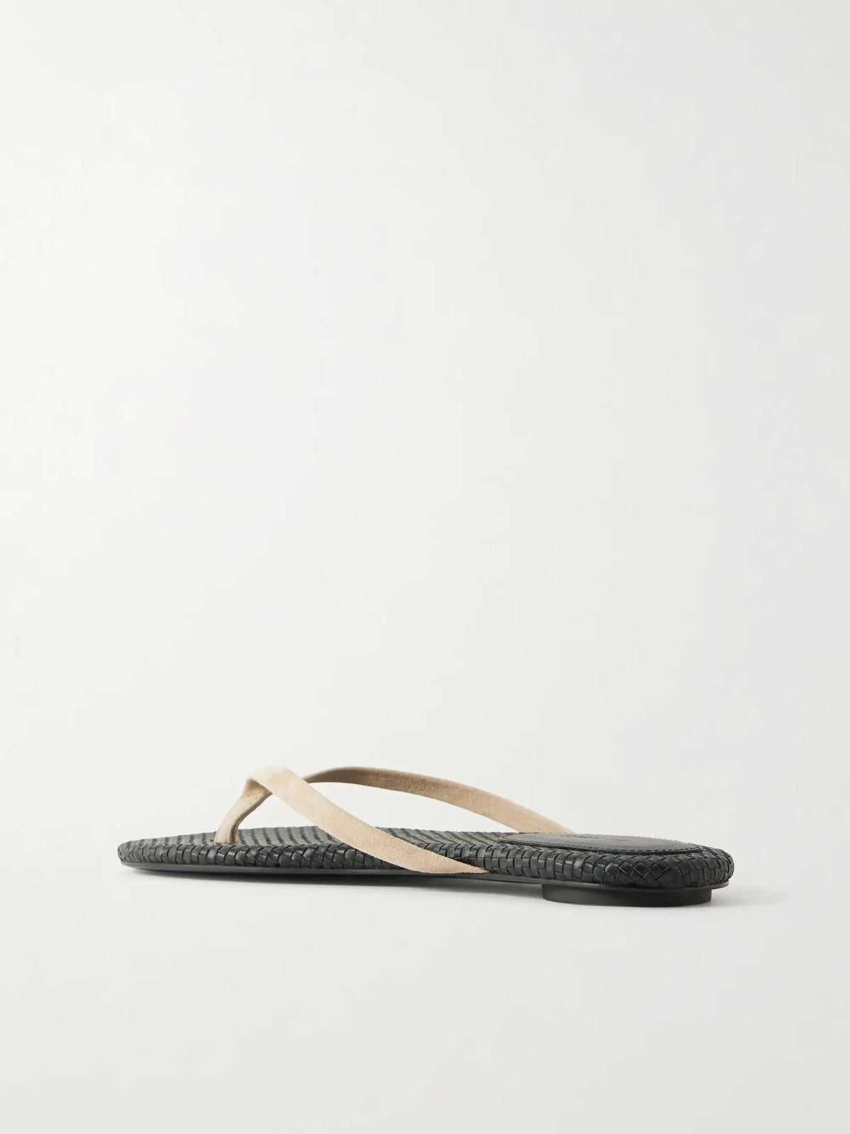 Suede Woven Flip Flop