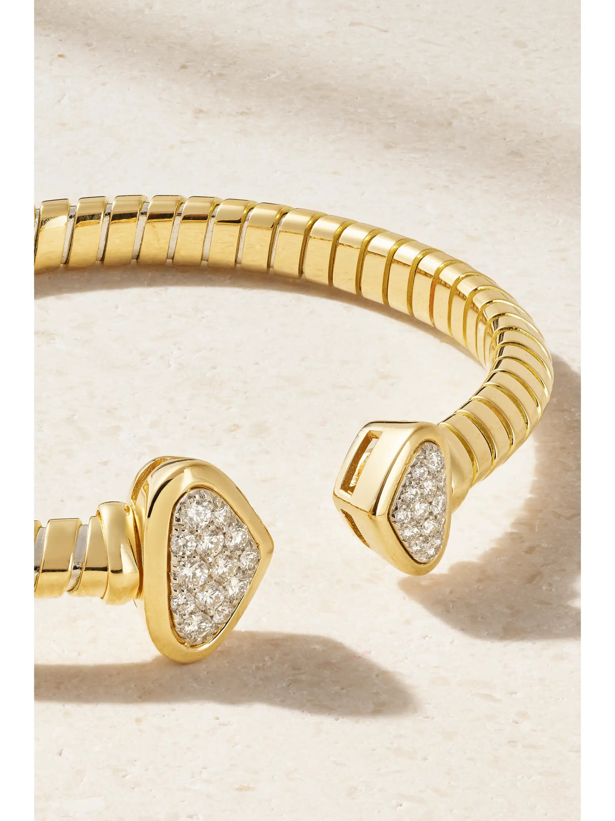 Trisolina Small 18-karat Gold Diamond Bracelet