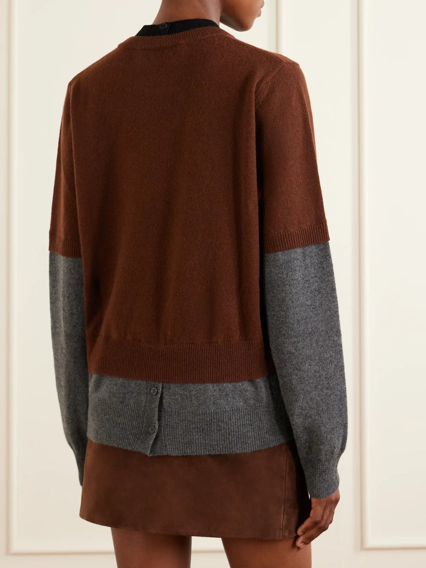 Logo-appliquéd Cashmere Cardigan