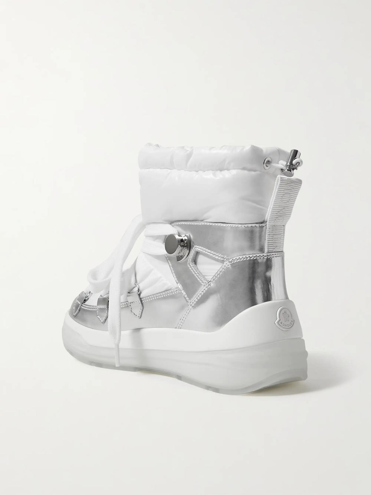 Insolux Metallic Leather And Padded Shell Ankle Boots