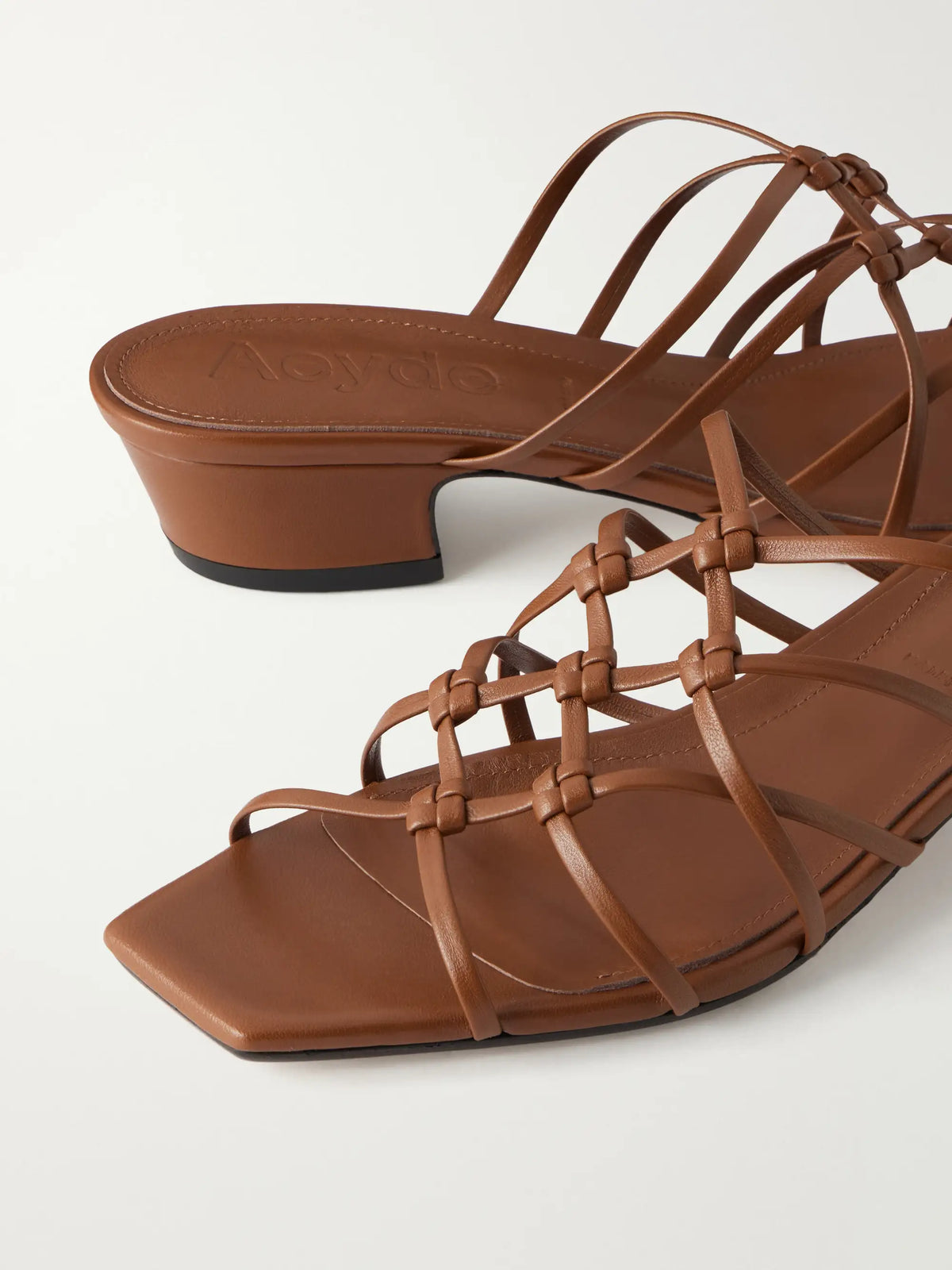 Tahla Woven Leather Sandals