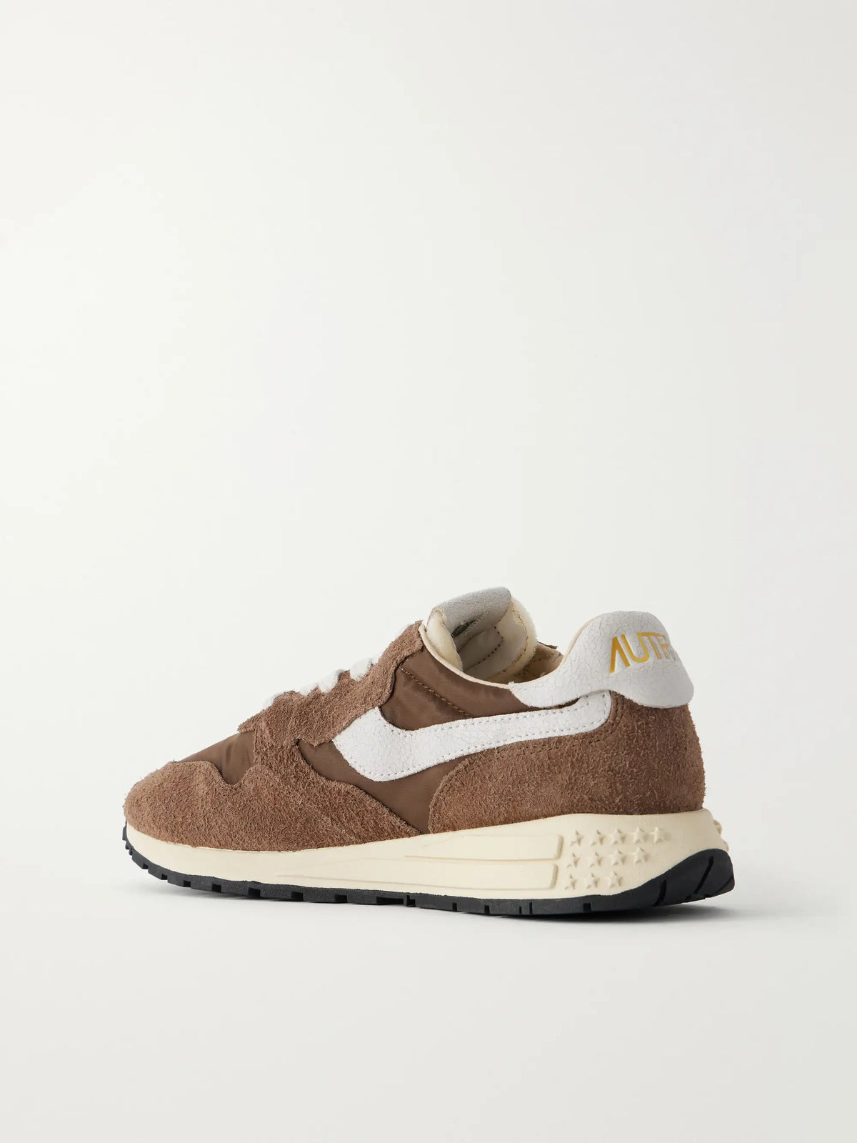 Autry Reelwind Low Suede-trimmed Leather Sneakers