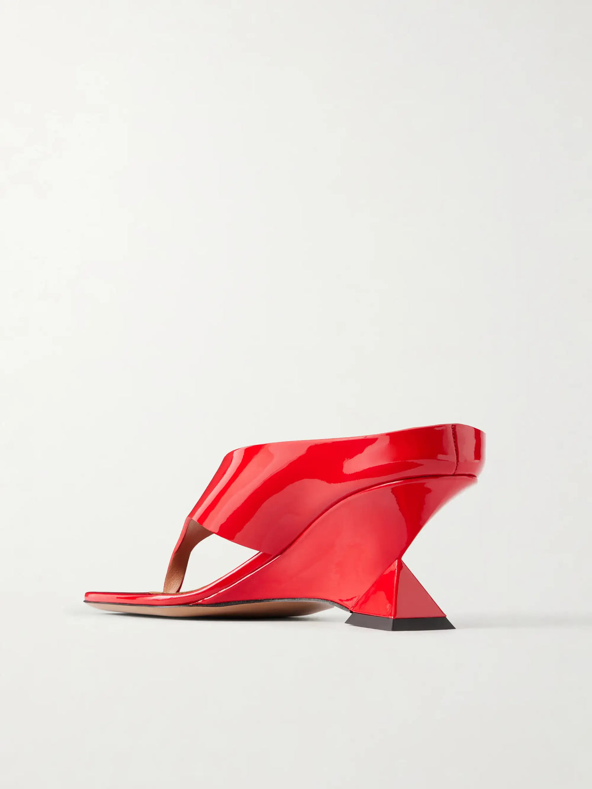 Cheope 65 Leather Wedge Thong Sandals