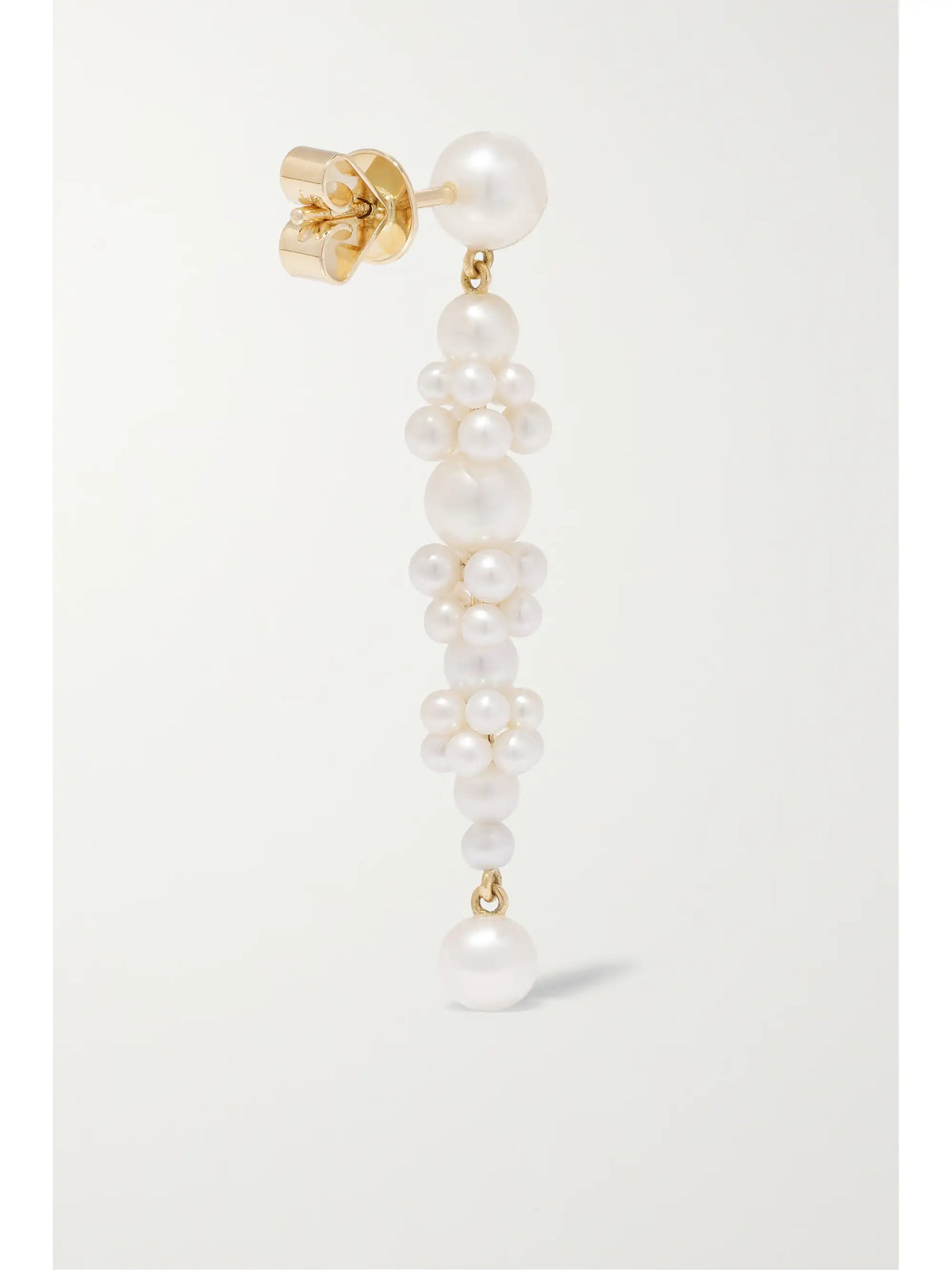 Grand Escalier De La Reine 14-karat Gold Pearl Earrings