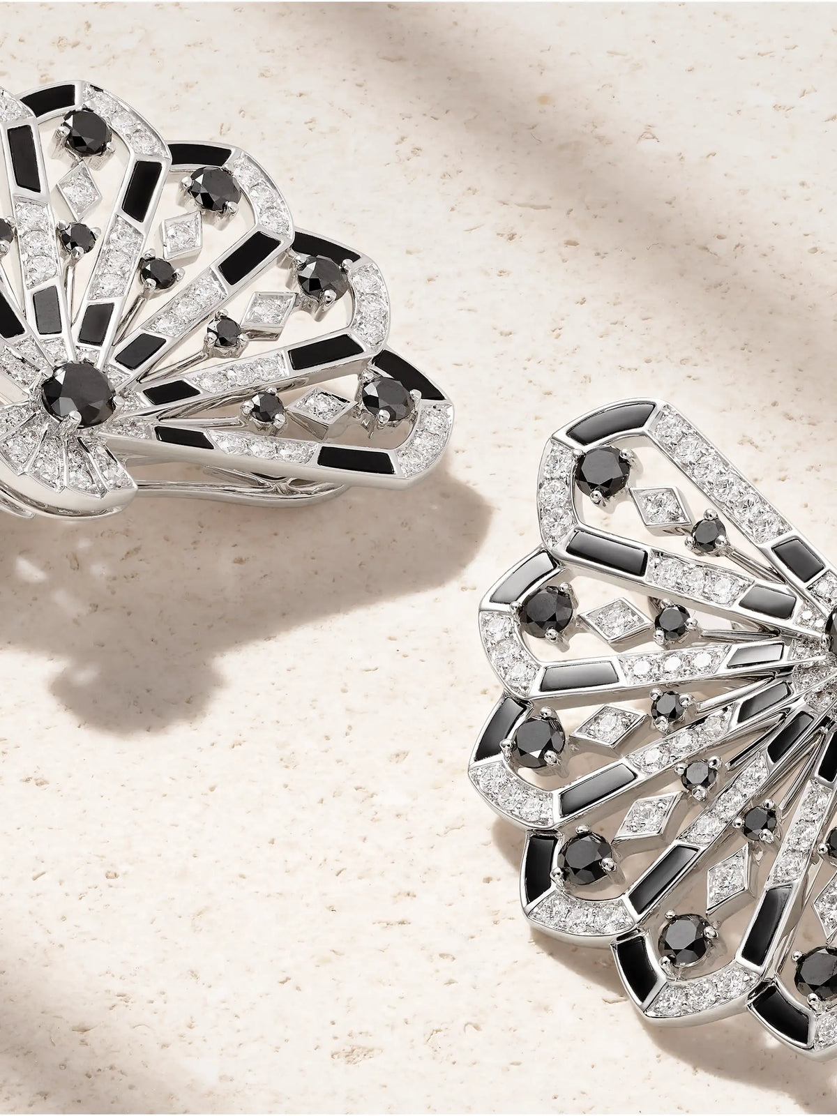 Fanfare Symphony 18-karat White Gold, Spinel And Diamond Earrings