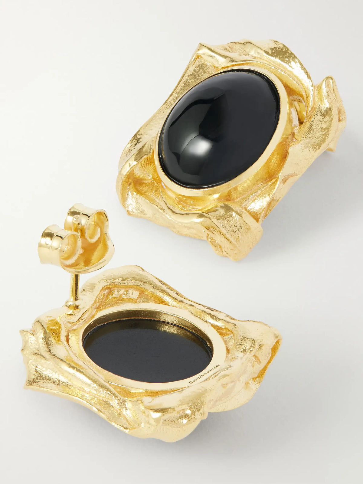 Gold-plated And Resin Earrings