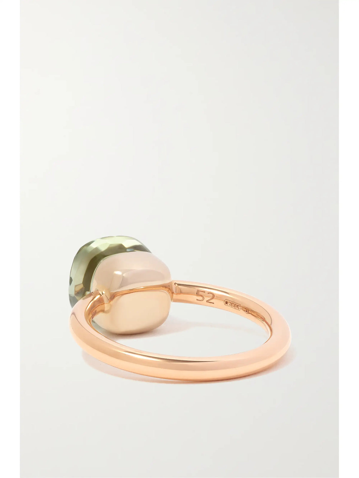 Nudo Petit 18-karat Rose Gold Prasiolite Ring