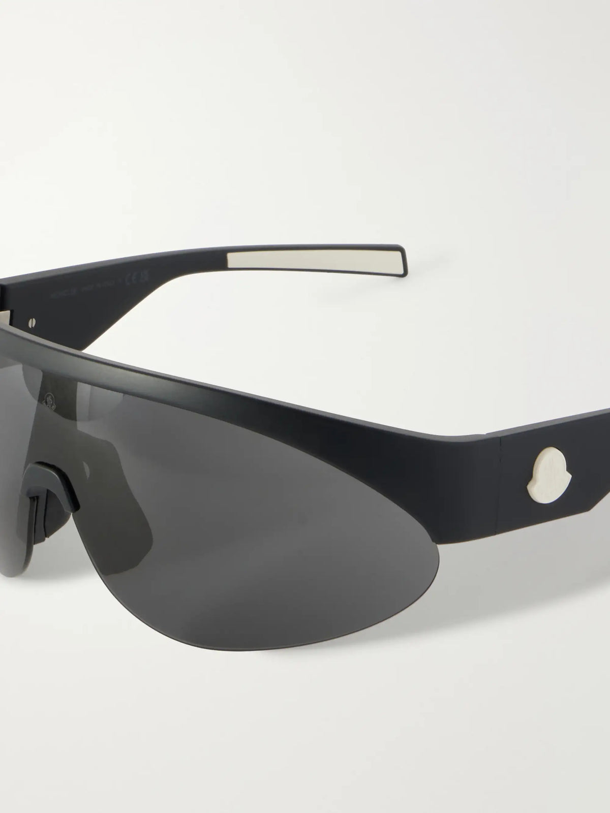 Round-frame Rubber Sunglasses