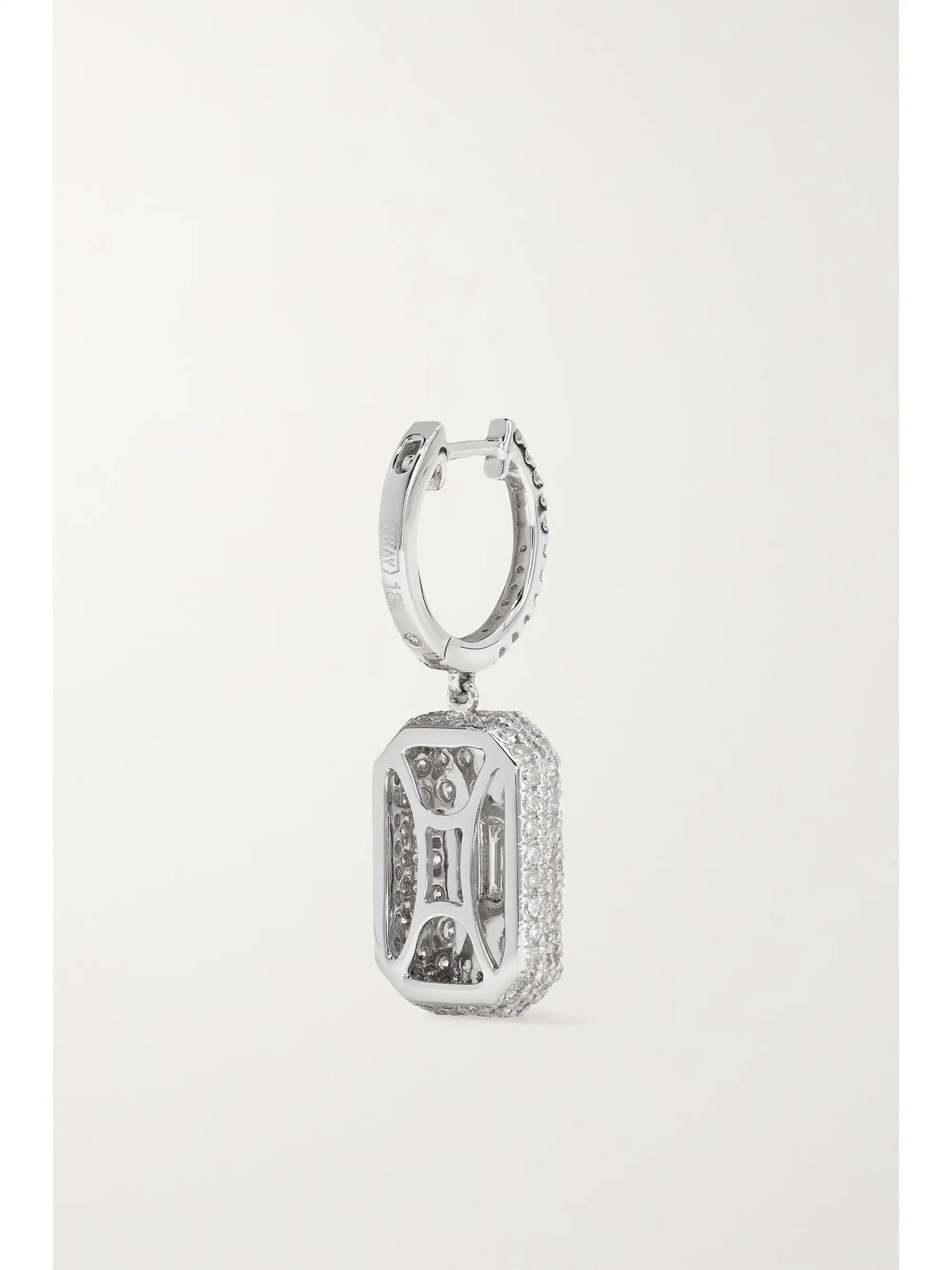 SHAY 18-karat White Gold Diamond Earrings