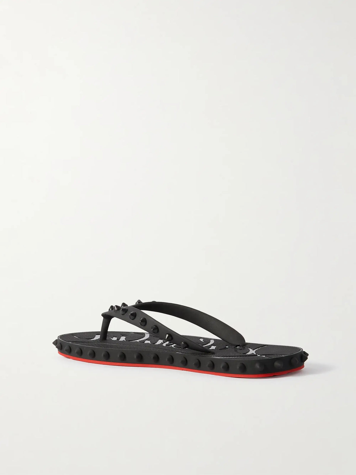 Super Loubi Studded Rubber Flip Flops