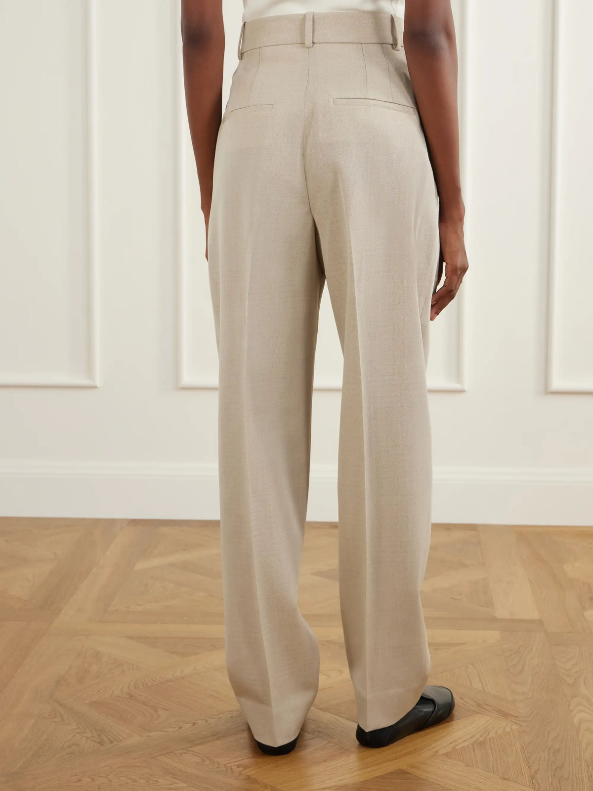 RÓHE Daria Wool-blend Tapered Pants