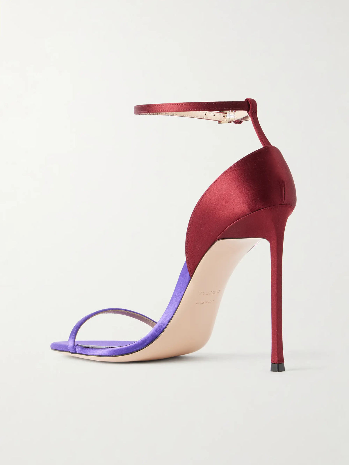 105 Two-tone Satin Sandals