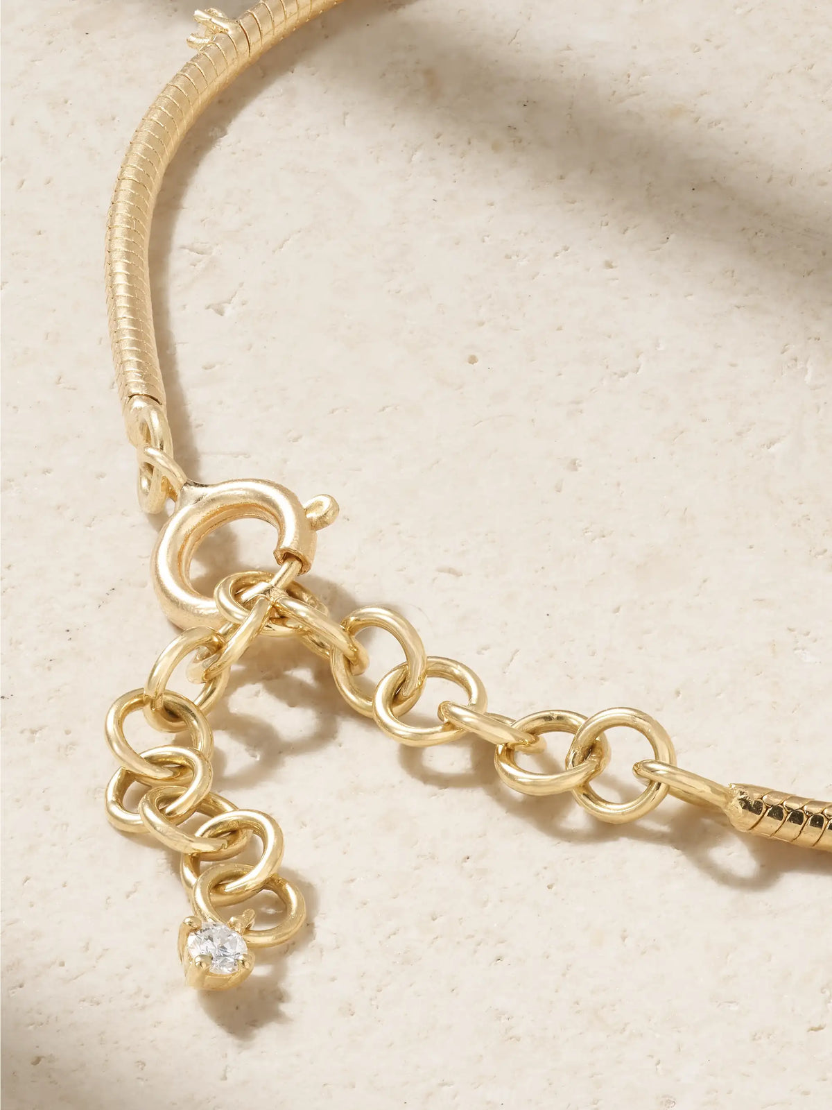 Parallel 18-karat Gold Diamond Bracelet