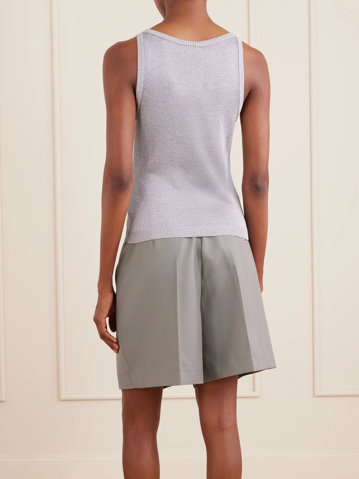 Metallic Knitted Tank