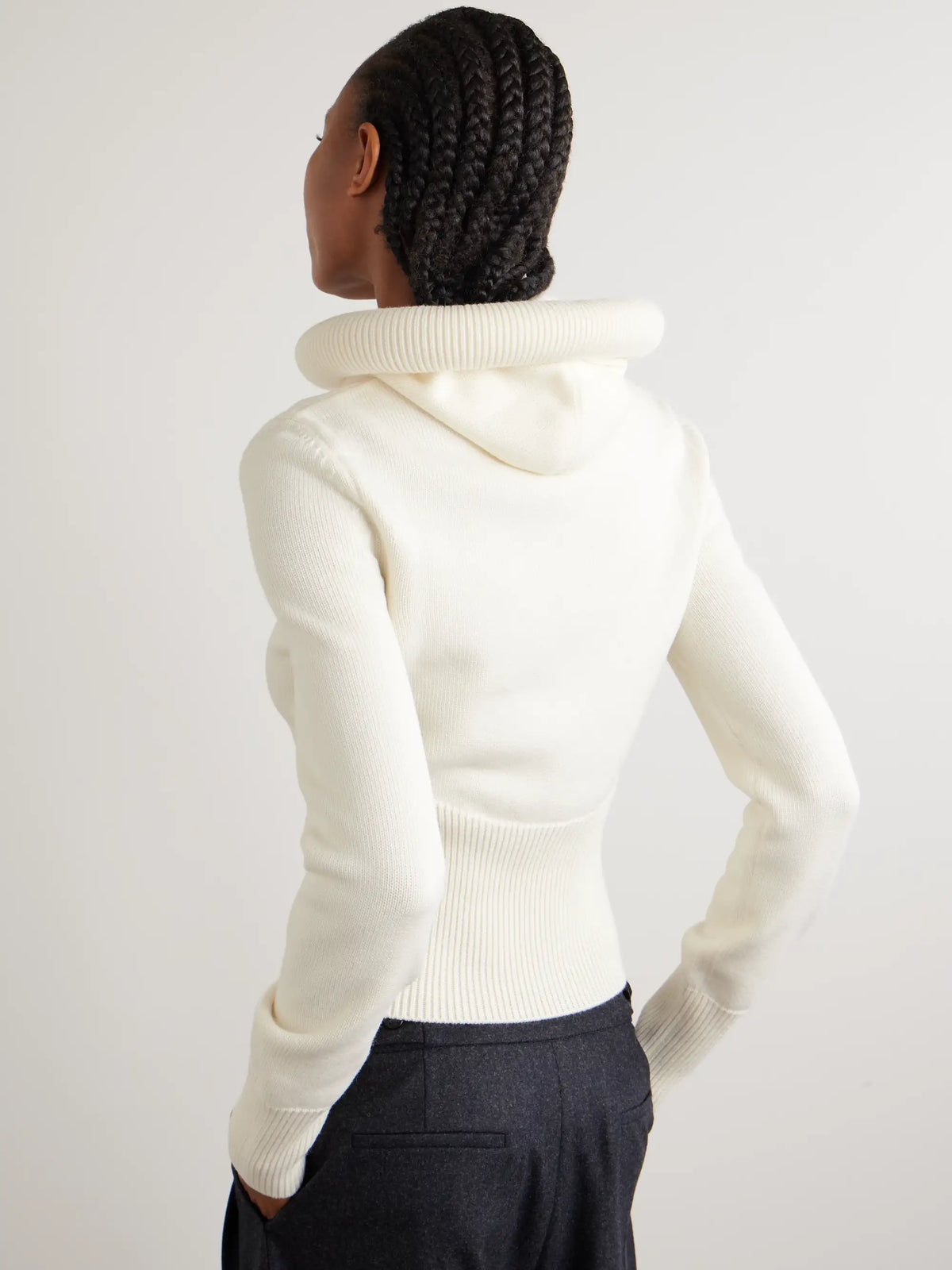 Wool Hooded Sweater