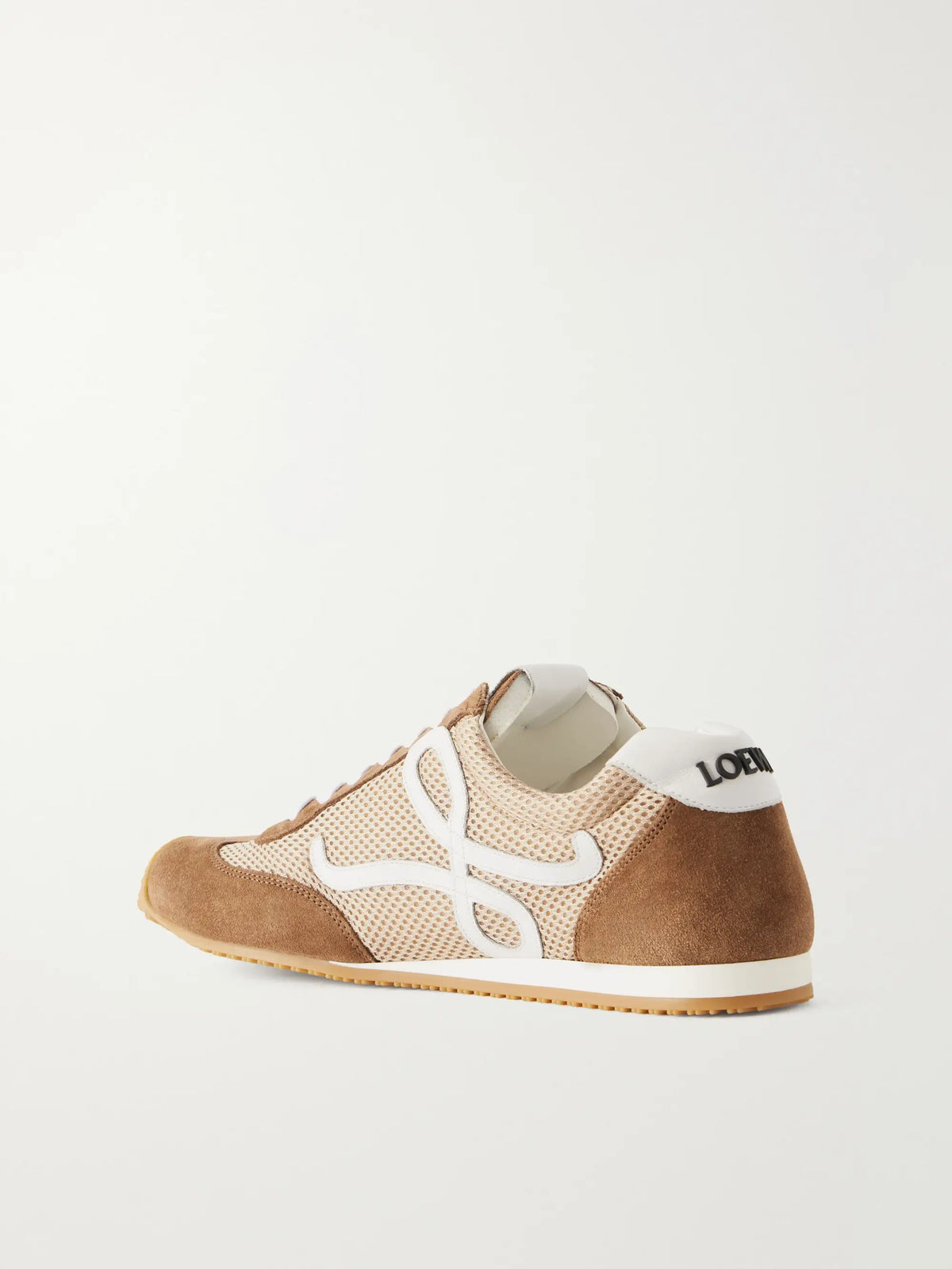Ballet Runner 2.0 Logo-appliquéd Suede-trimmed Mesh Sneakers