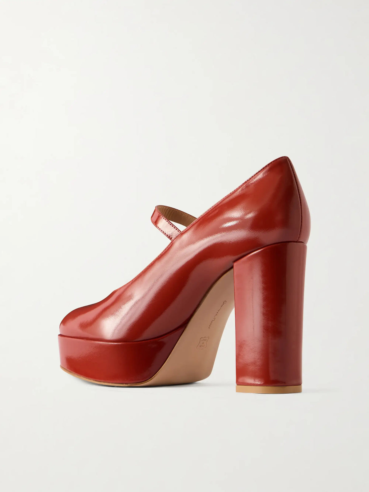 70 Glossy Leather Mary Jane Pumps