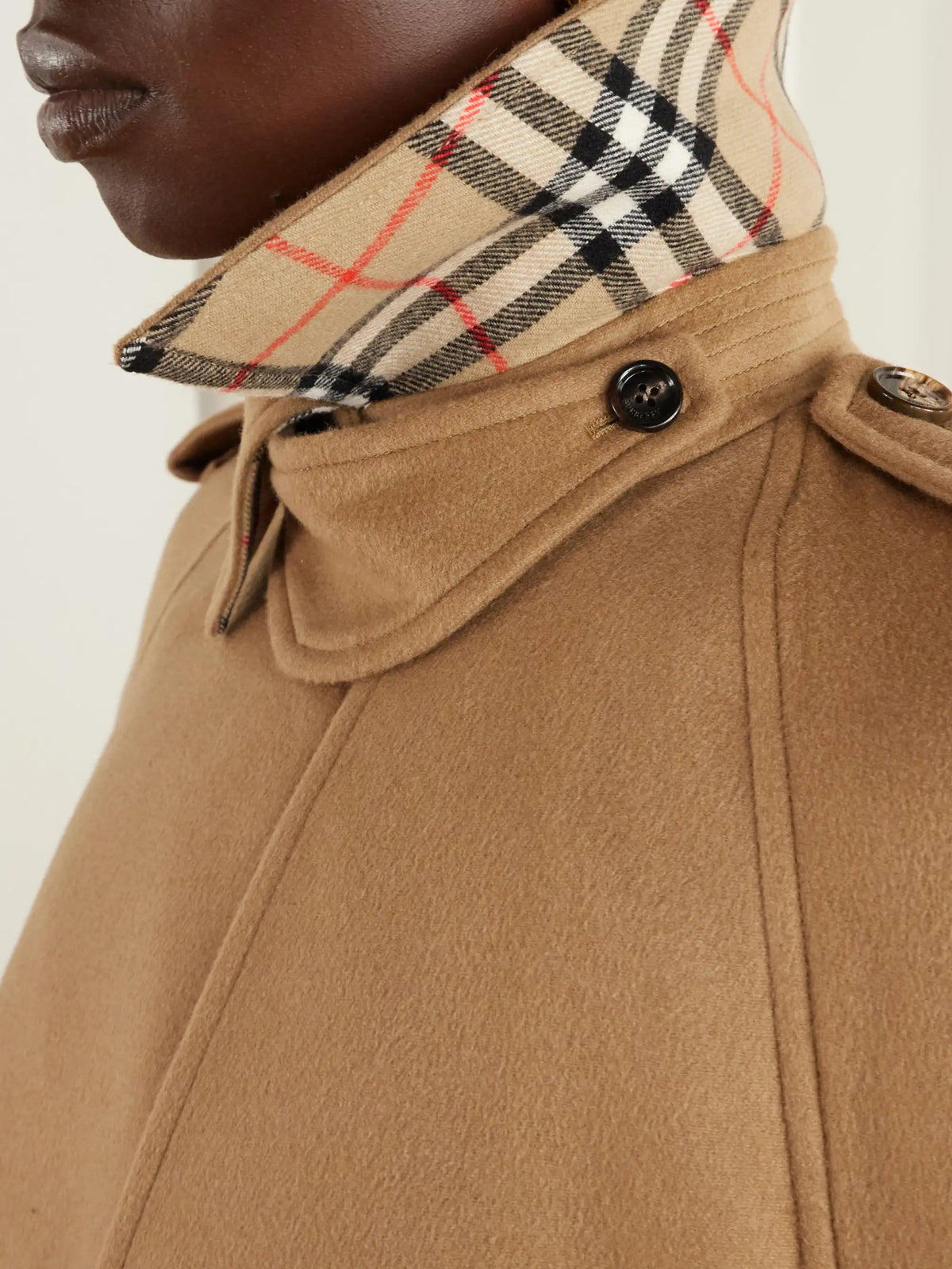 Burberry Belmont Belted Cashmere Cape