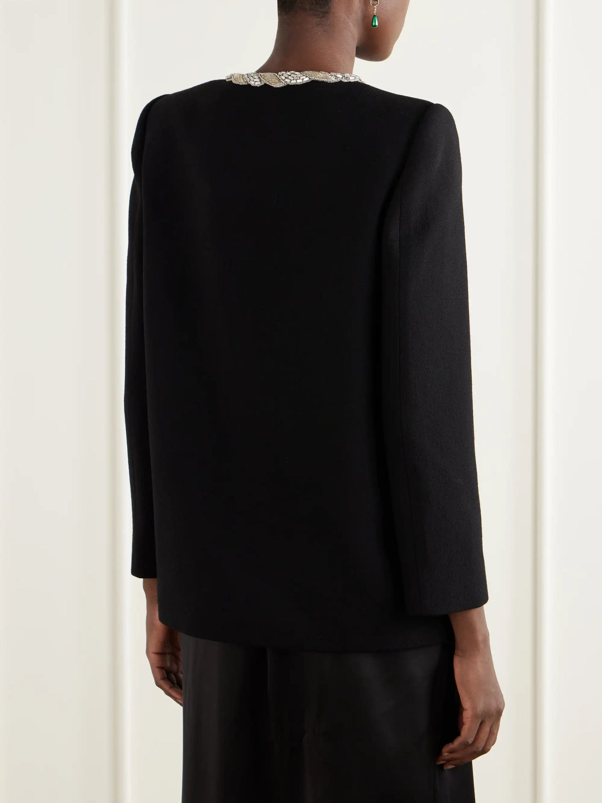 Valentino Garavani Embellished Virgin Wool Jacket
