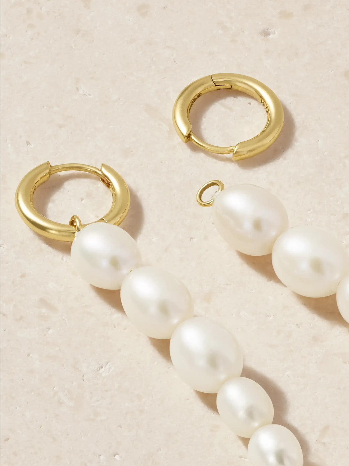 By Pariah Reverie 14-karat Recycled Gold Pearl Earrings