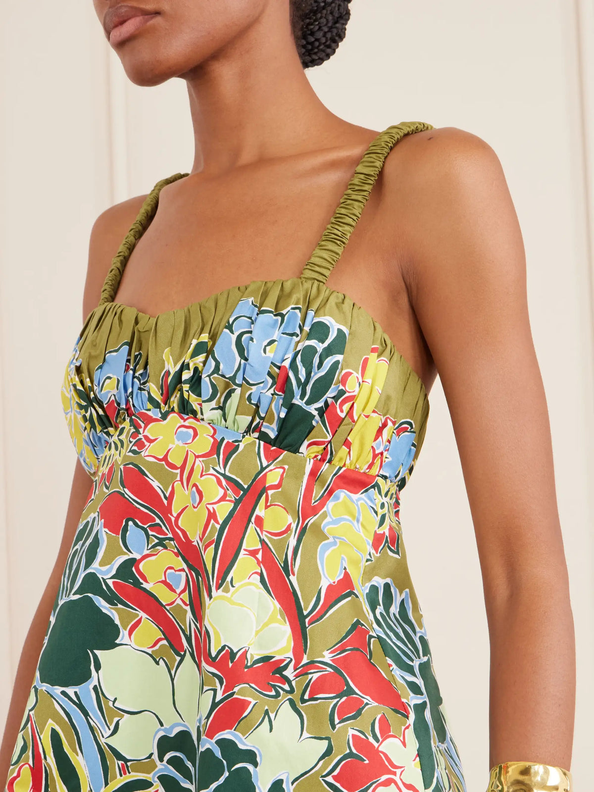 Solstice Printed Organic Cotton Mini Dress