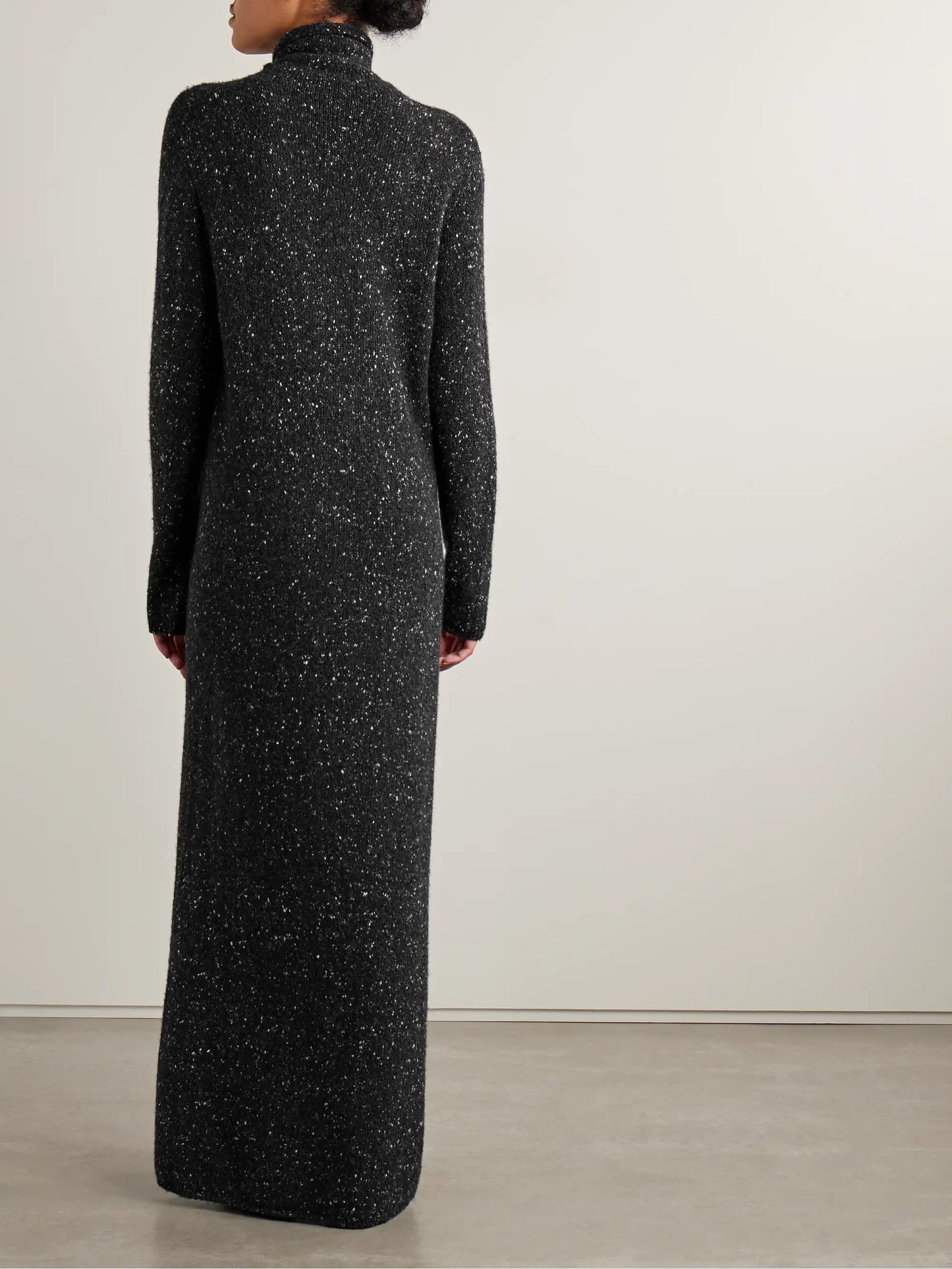 Melani Cashmere Turtleneck Maxi Dress