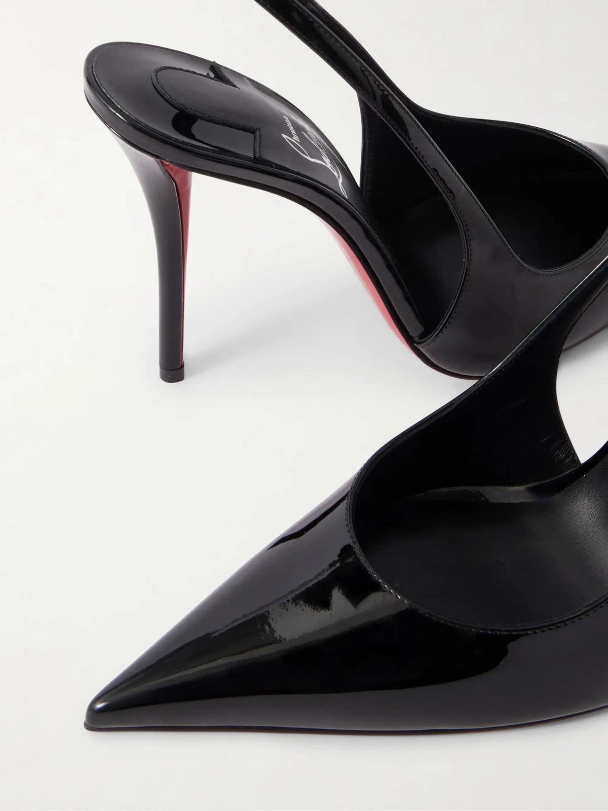 Miss Z 100 Patent-leather Slingback Pumps
