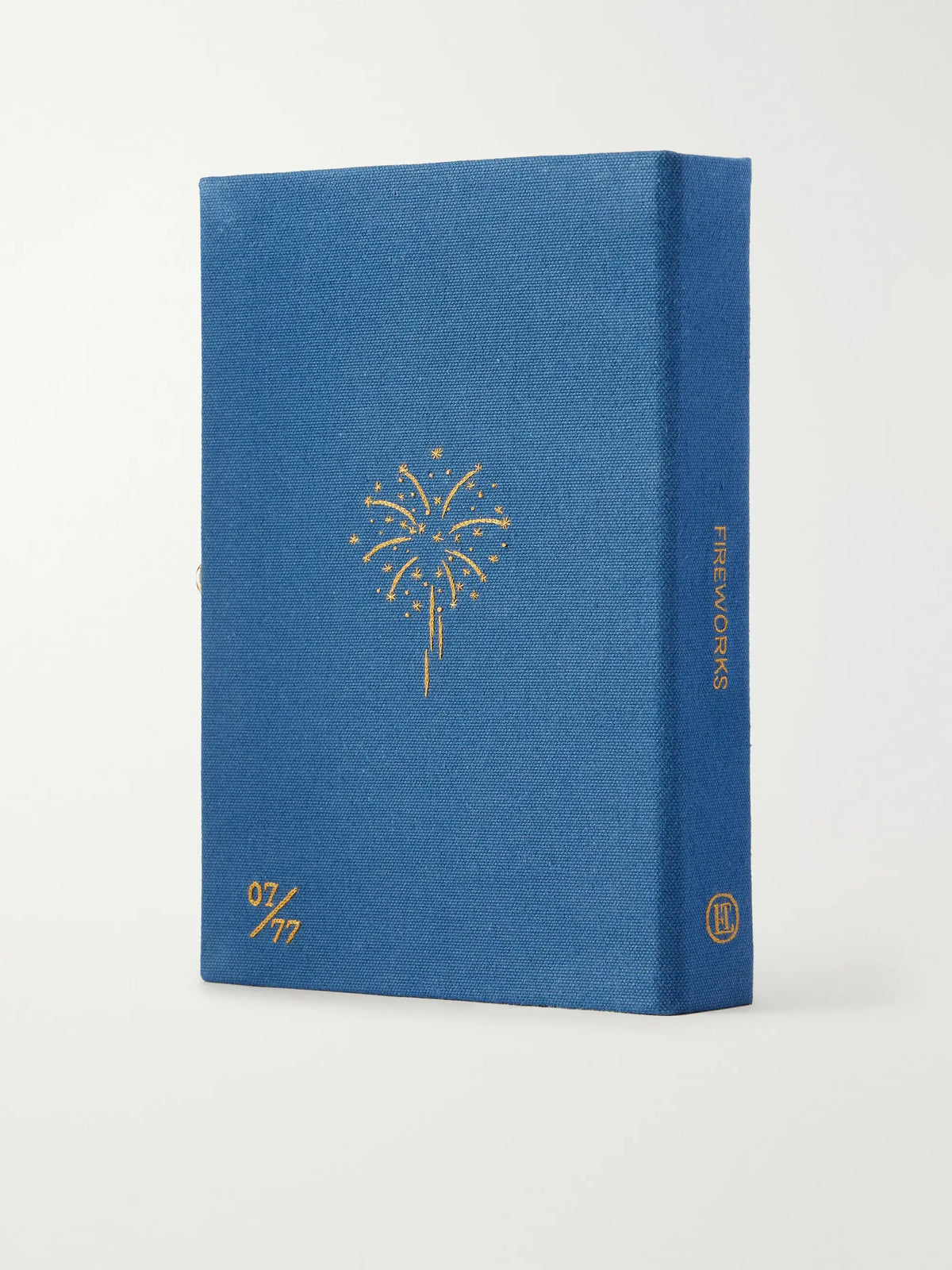 Olympia Le-Tan Fireworks In Paris Embroidered Canvas Clutch