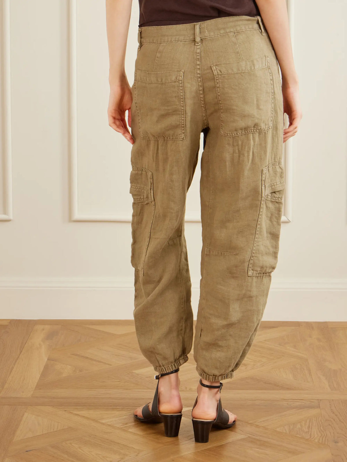 Ciela Linen Tapered Pants