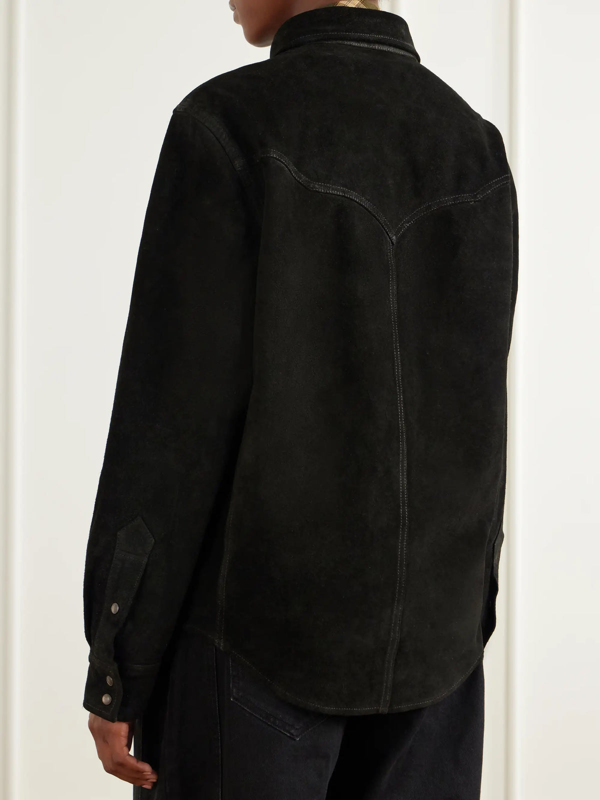 RRL Willett Paneled Suede Jacket