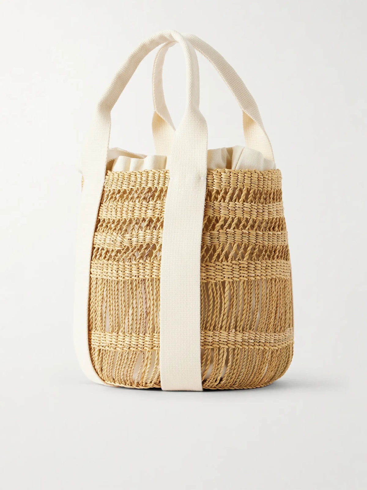 Mixy Raffia Bucket Bag