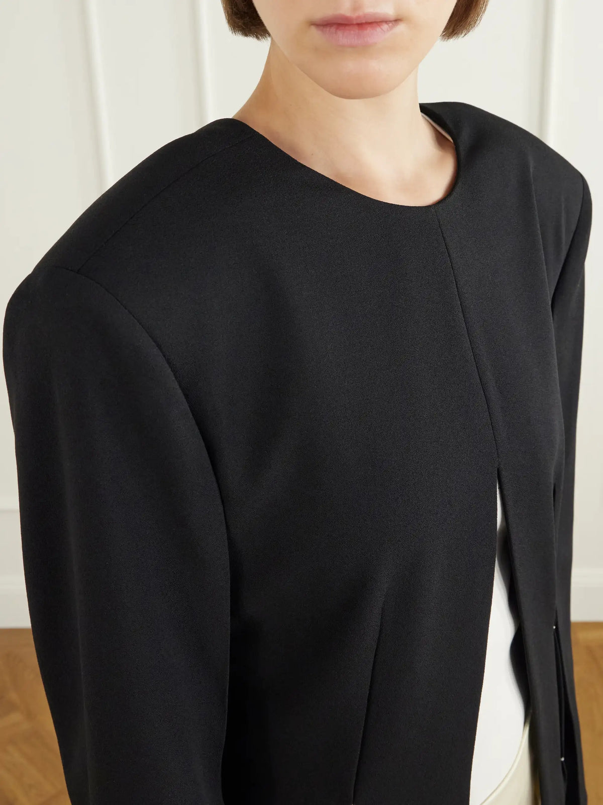 Jil Sander Pleated Wool Coat