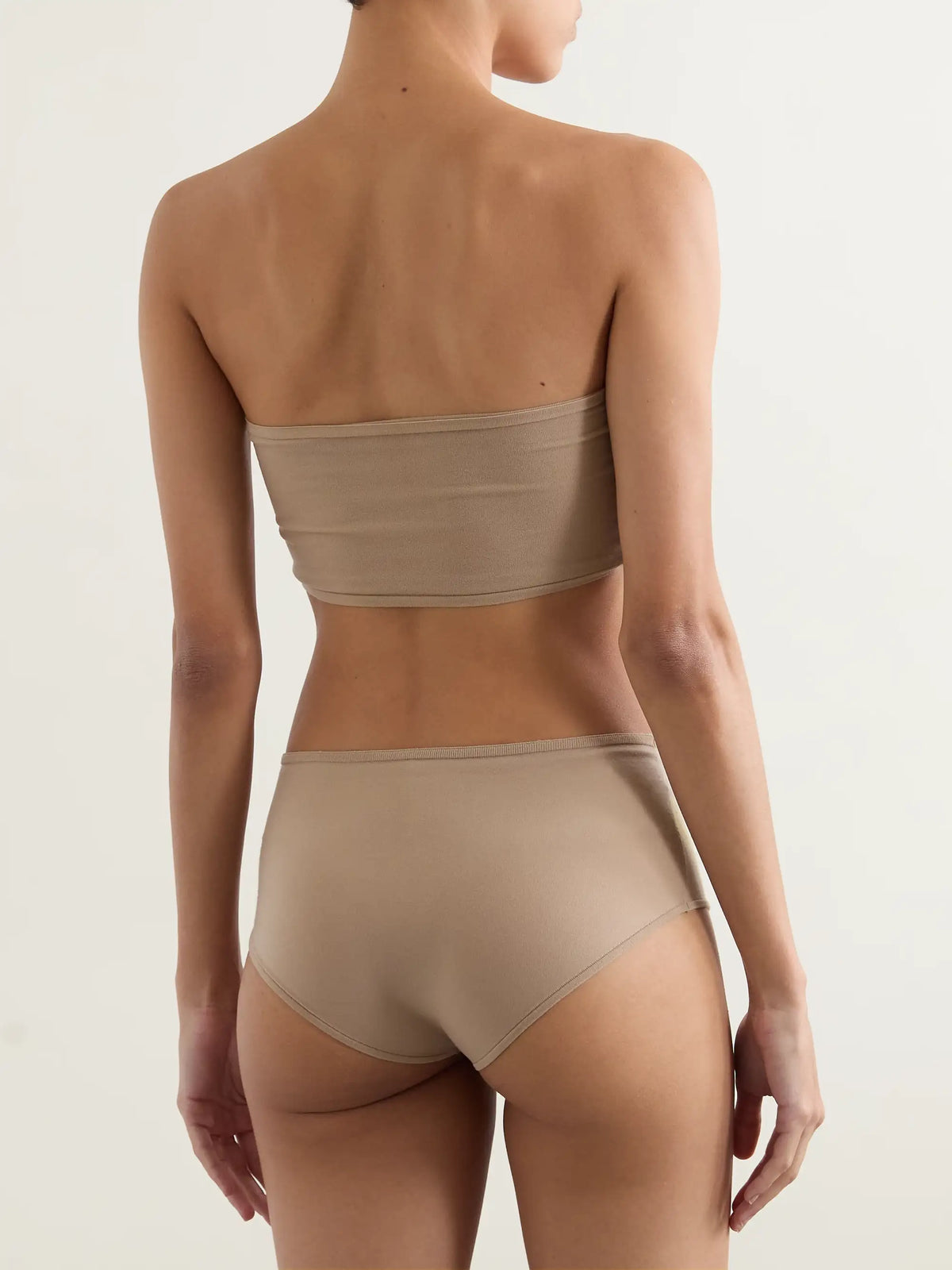 Alaïa Stretch-jersey Bandeau Bra And Briefs Set