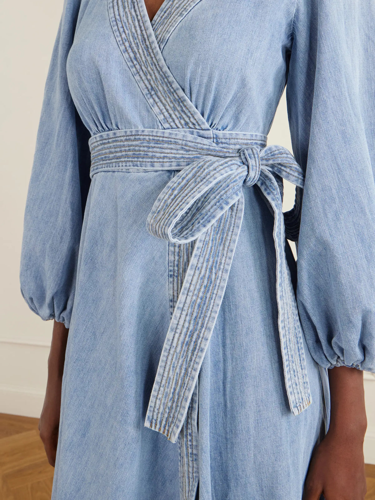 Zimmermann Indra Denim Midi Dress