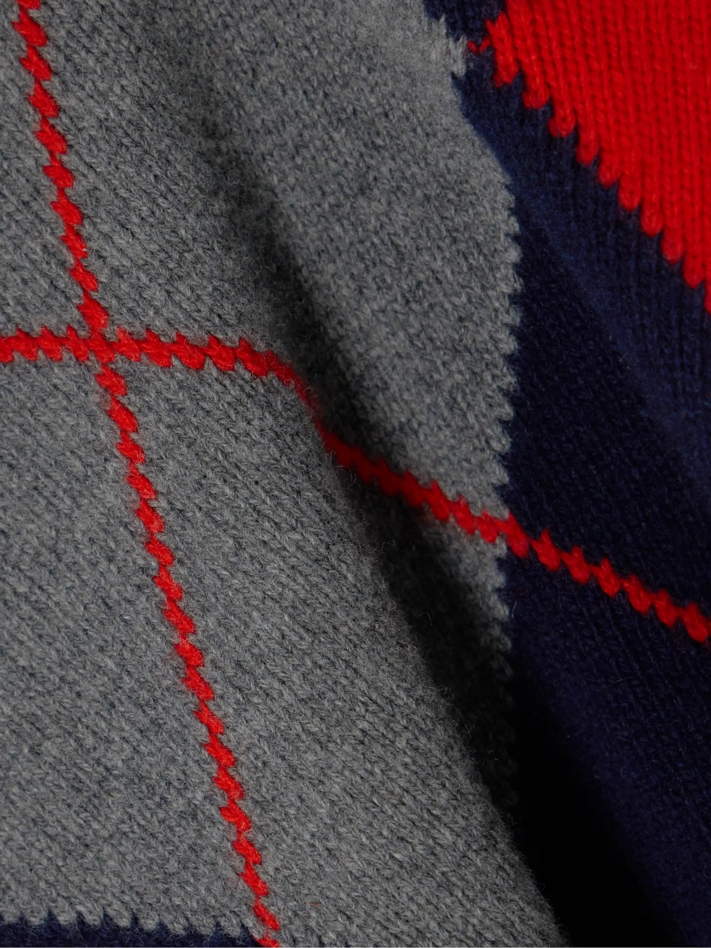 + Pringle Argyle Wool Sweater