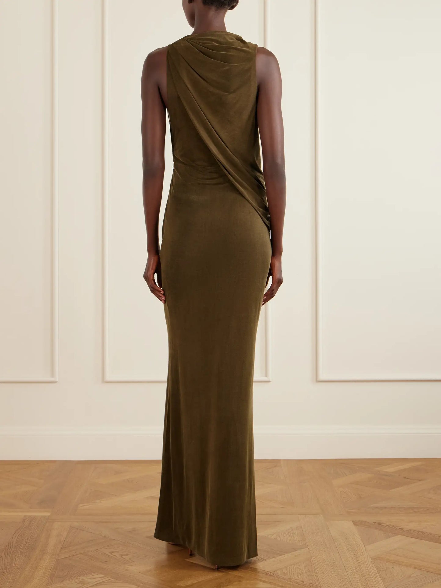 Draped Jersey Gown