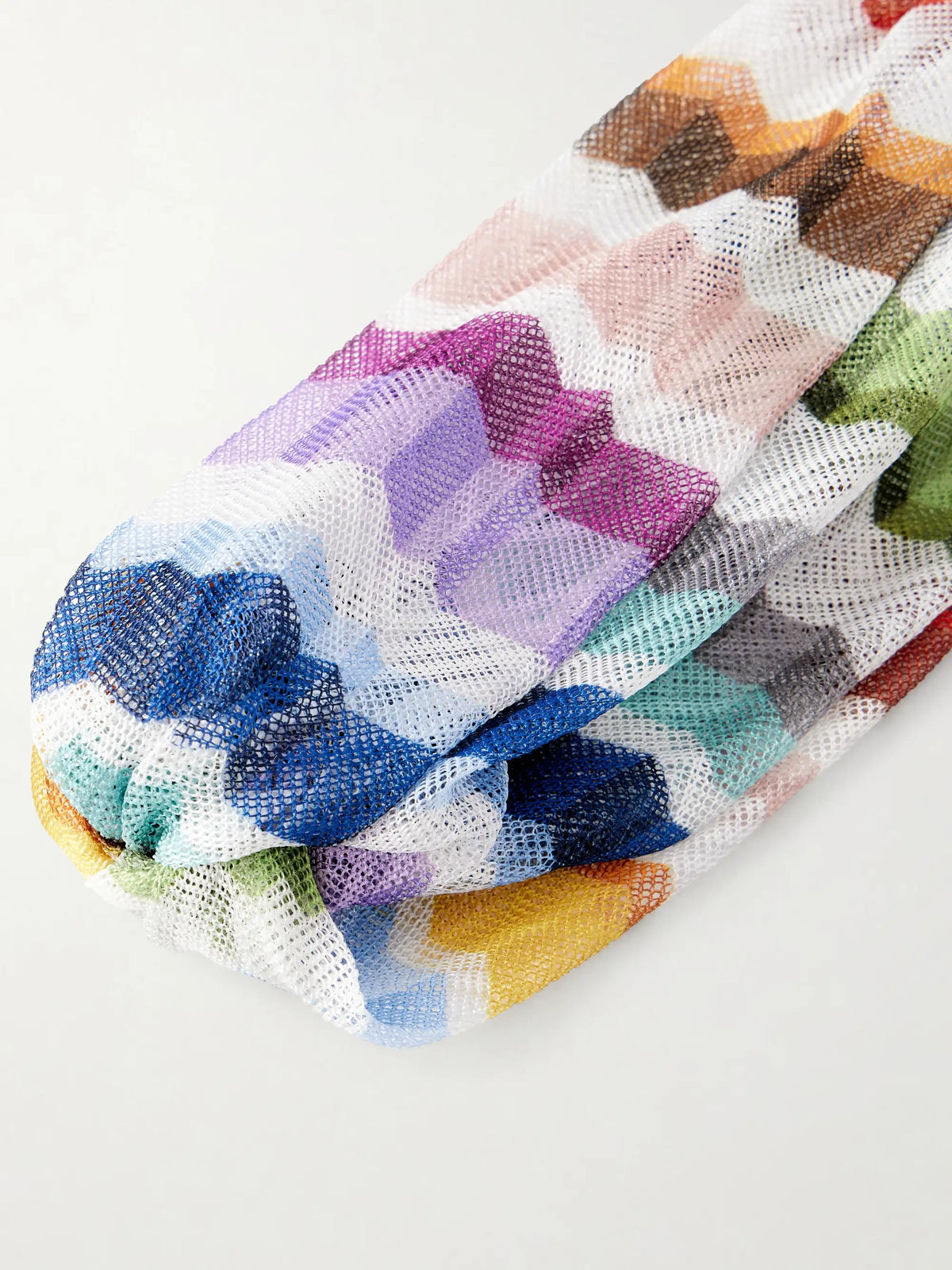 Striped Crochet-knit Headband