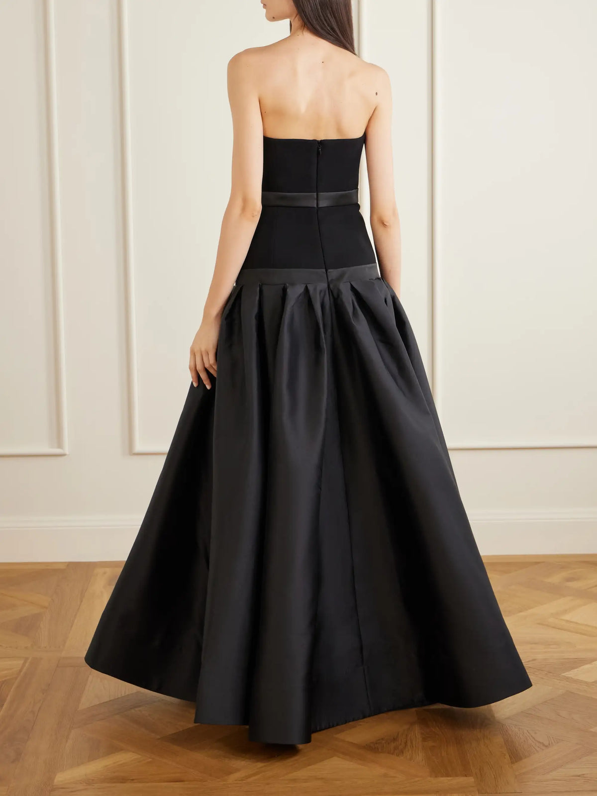 Rebecca Vallance Zendaya Crepe And Satin Gown