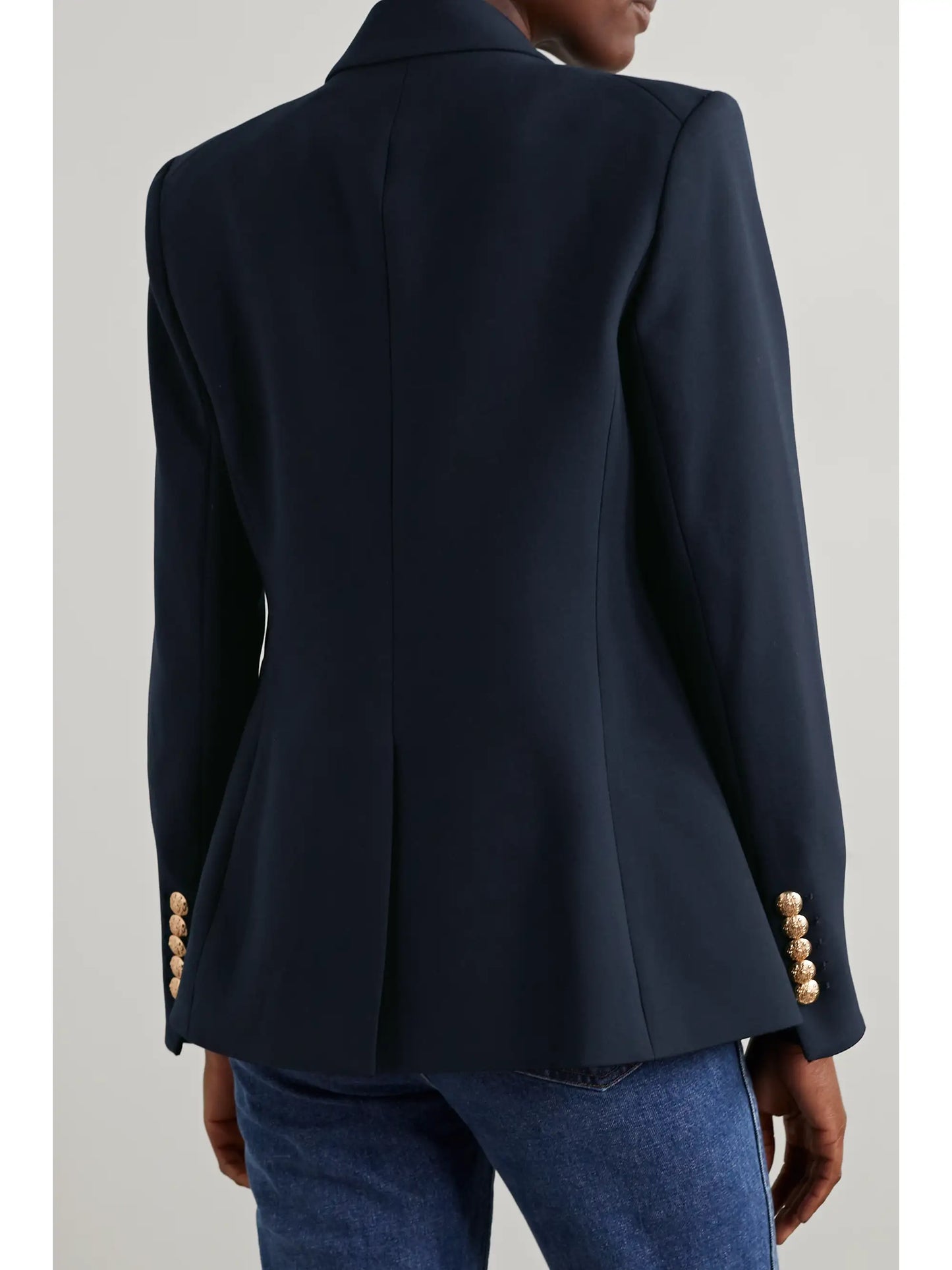 Miller Dickey Double-breasted Grain De Poudre Blazer
