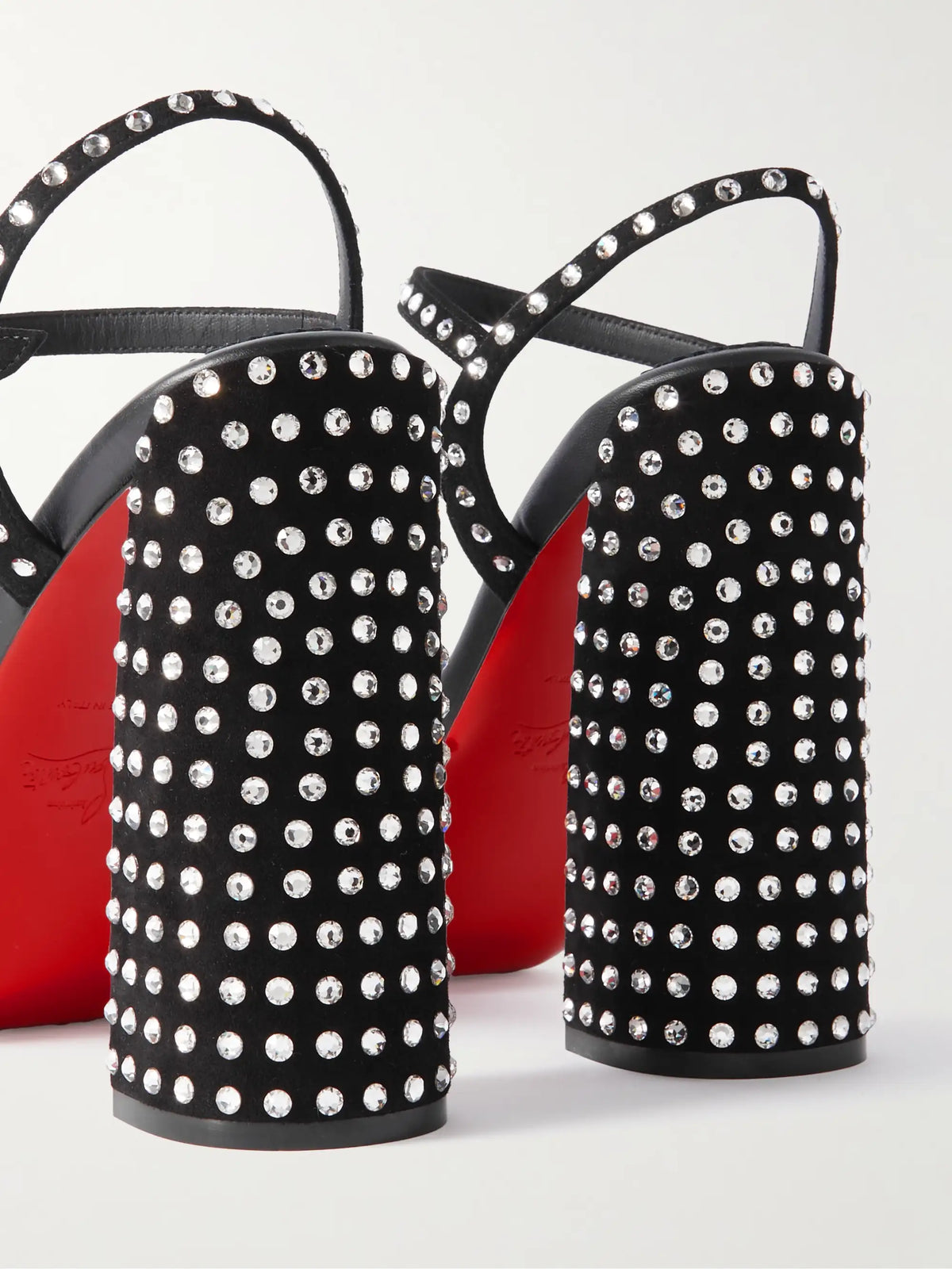 Movida Jane 130 Crystal-embellished Suede Platform Sandals