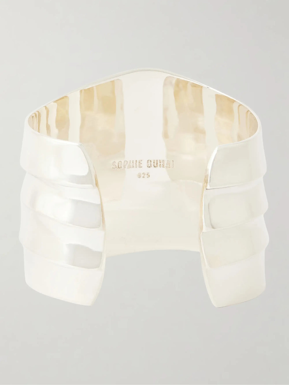 Medium Wave Silver Cuff