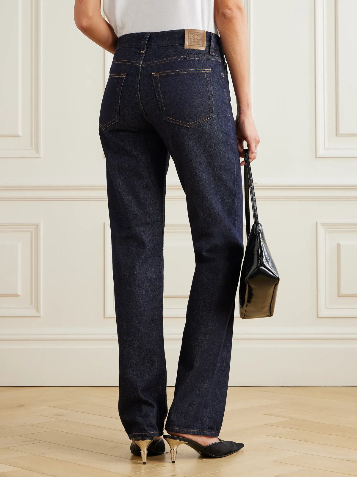 Low-rise Straight-leg Organic Jeans