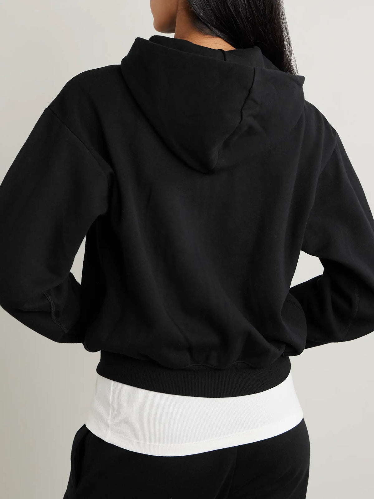 Classic Zip Up Hoodie - Onyx