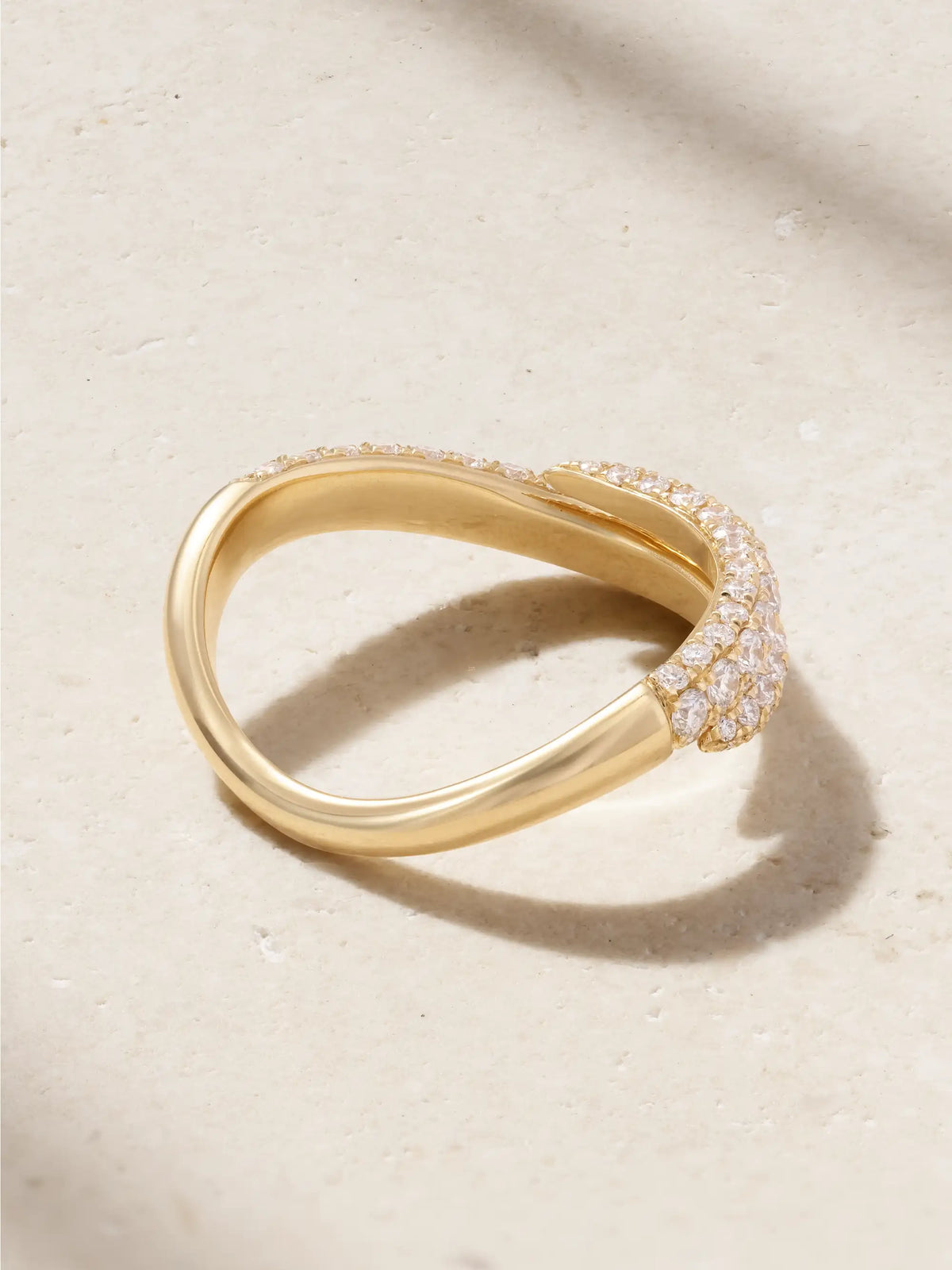 Zara 18-karat Gold Diamond Ring